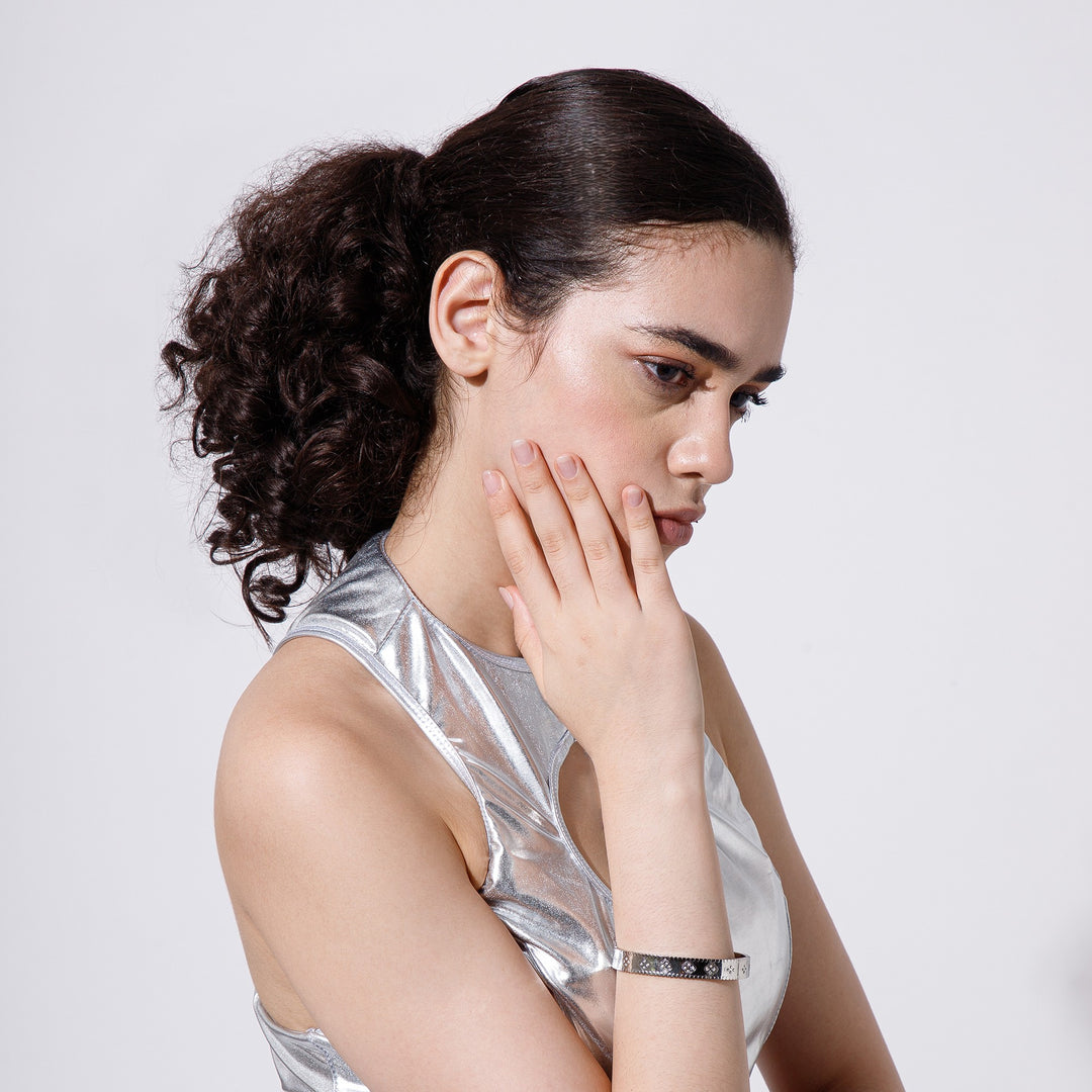 Luxe Loom Silver Band - Salty Accessories