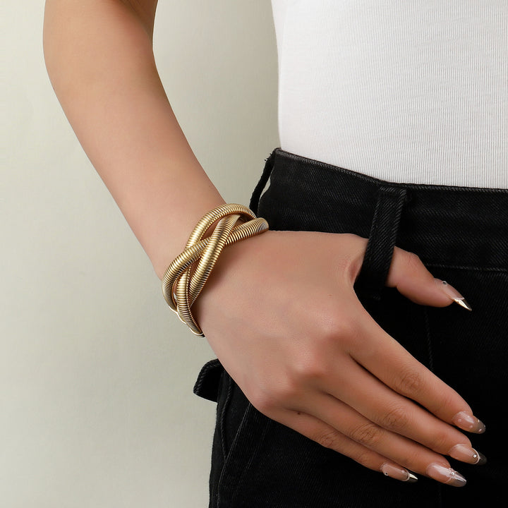 Twist N Turn Gold Bracelet - Salty Accessories