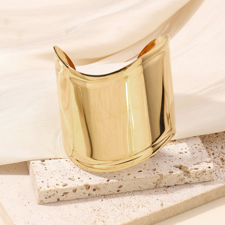 Big Bold Gold Cuff - Salty Accessories