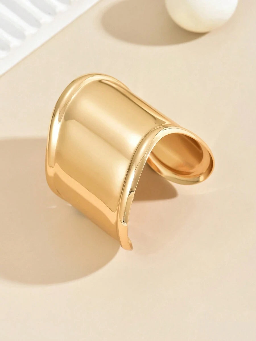 Big Bold Gold Cuff - Salty Accessories