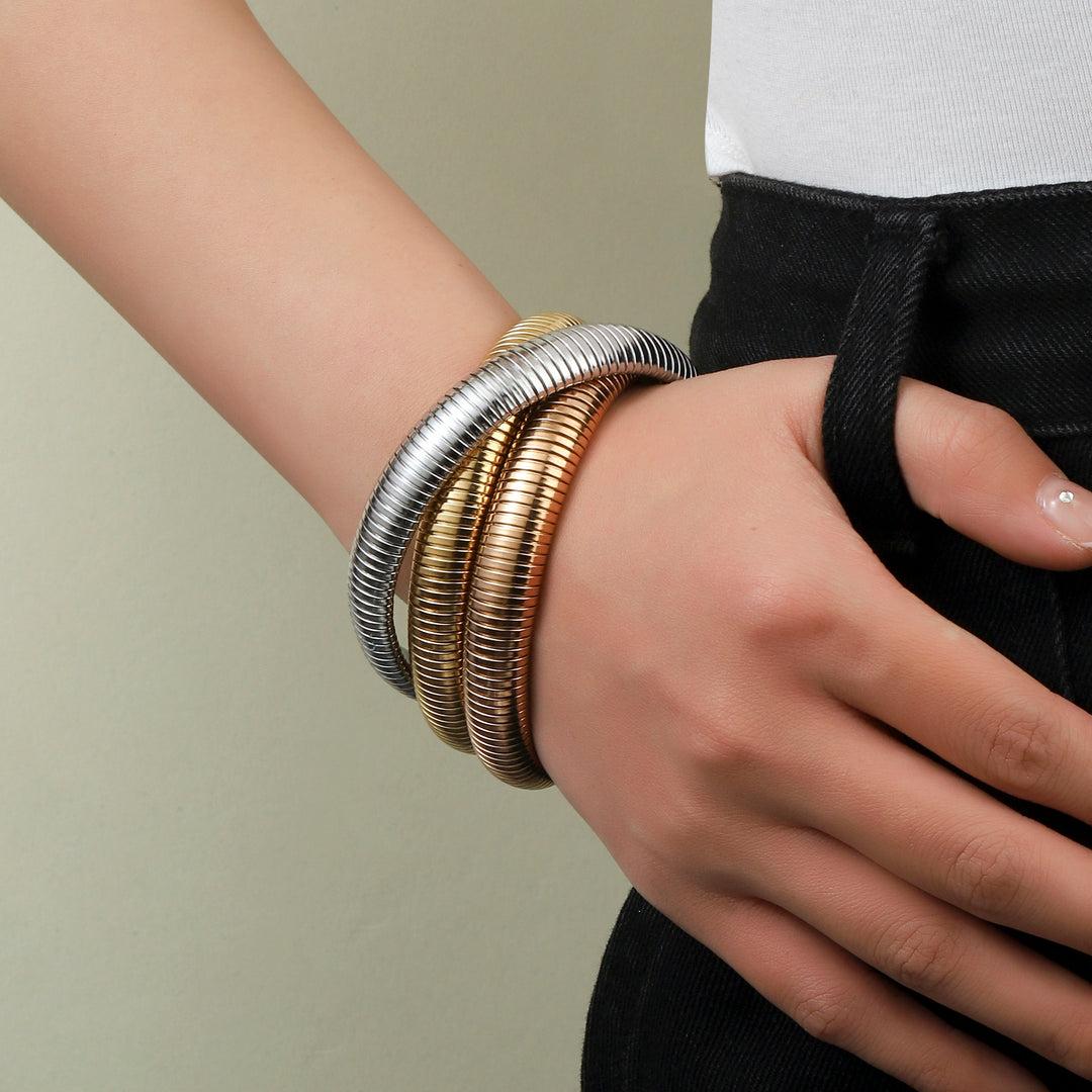 Wrap Up Bold Gold Bracelet - Salty Accessories