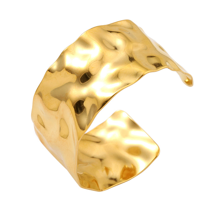 Glimmering Grace Gold Cuff - Salty Accessories