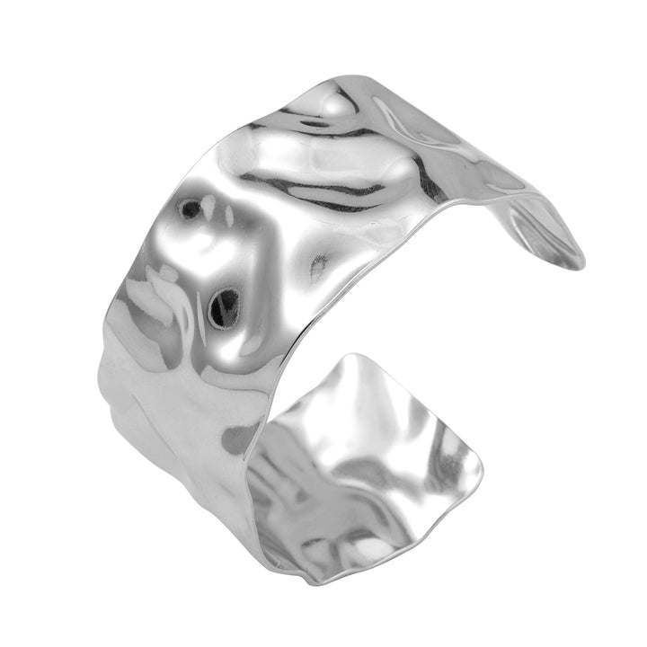 Glimmering Grace Silver Cuff - Salty Accessories