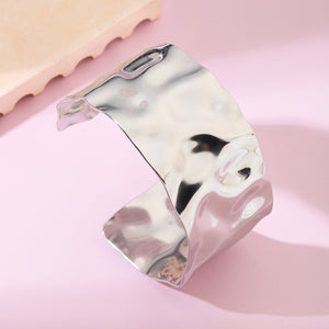 Glimmering Grace Silver Cuff