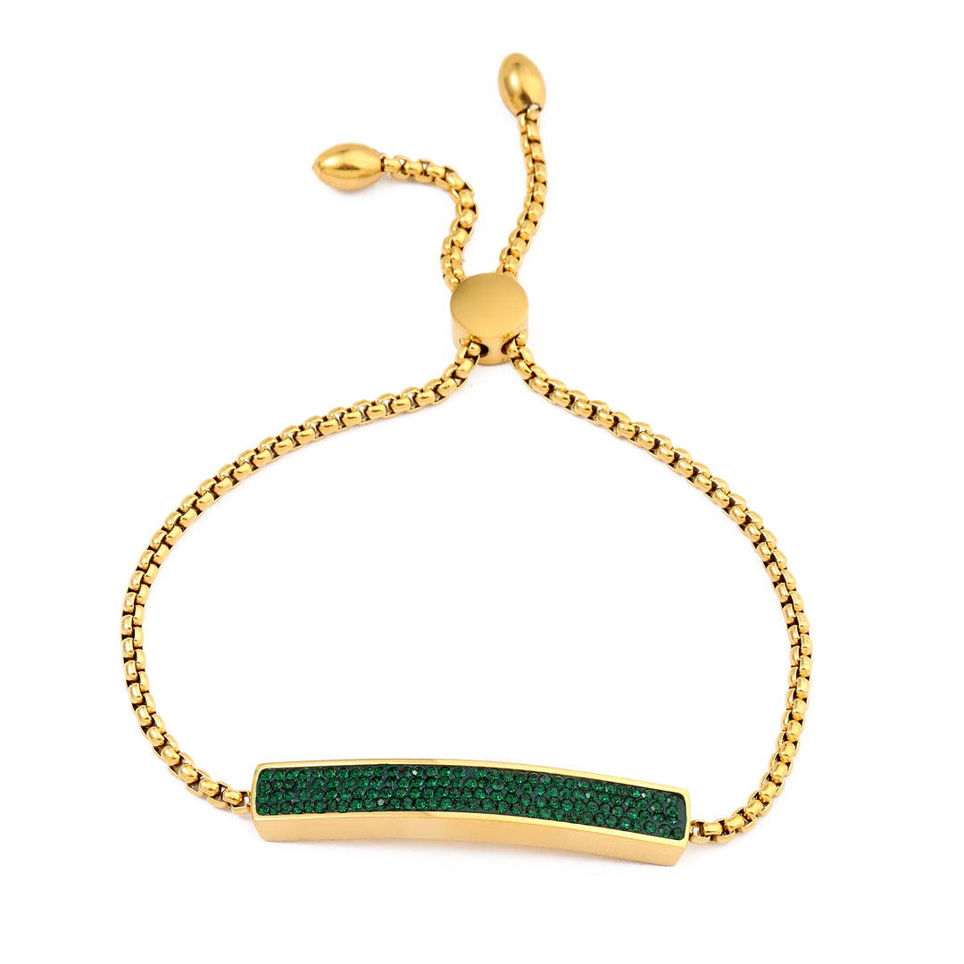 Midnight Enamel Gold Bracelet - Salty Accessories