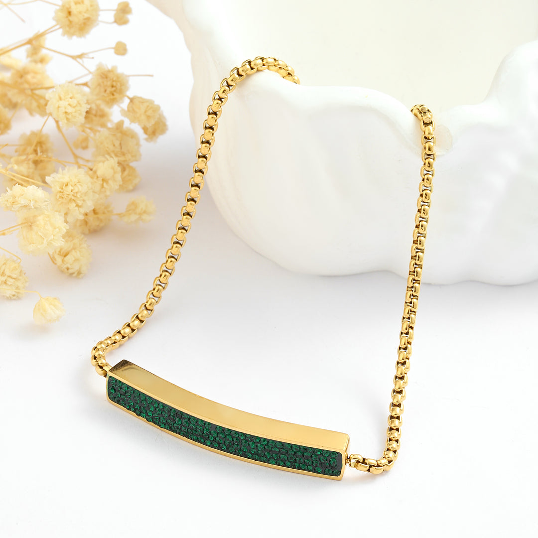 Midnight Enamel Gold Bracelet - Salty Accessories