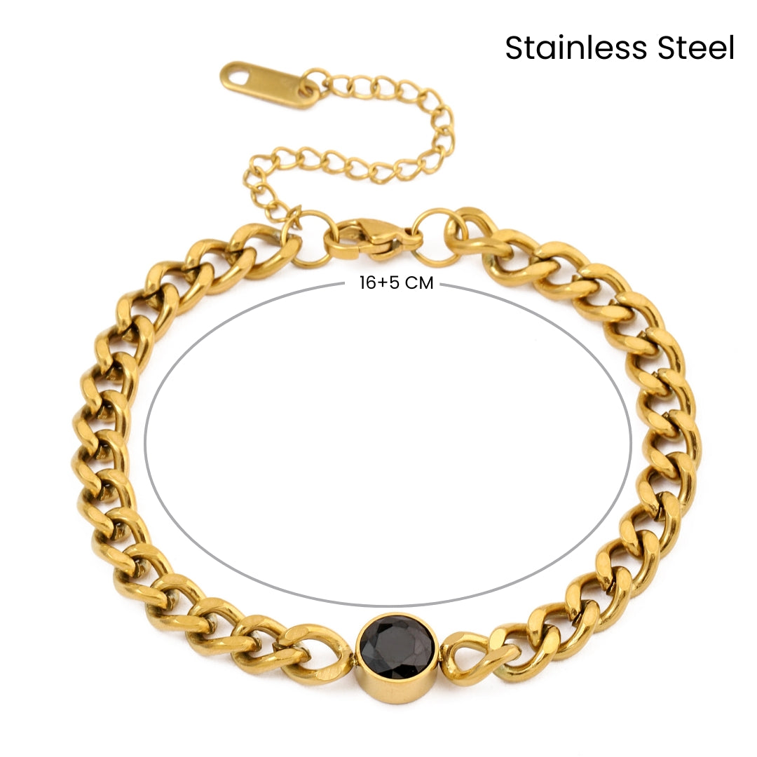 Linked Treasure Gold Bracelet - Salty Accessories