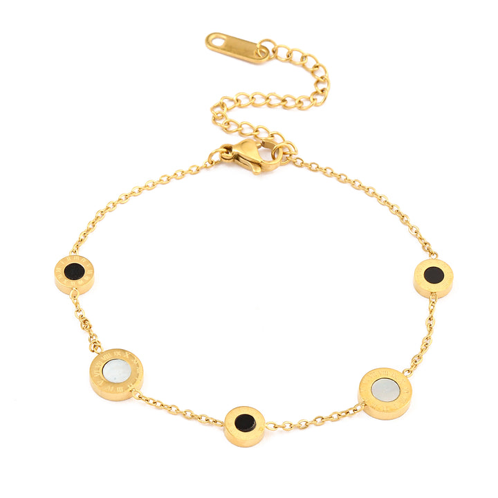 Demure Black & White Bracelet