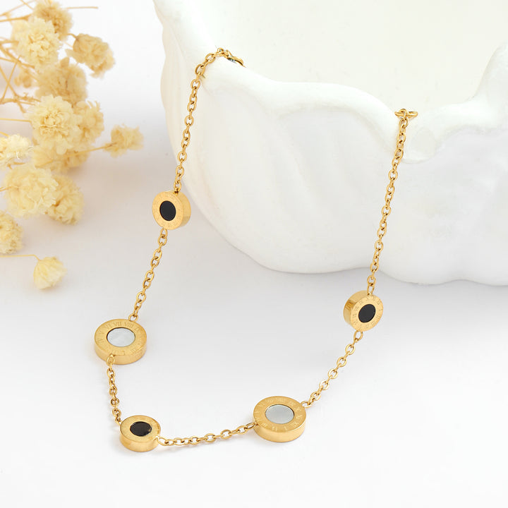 Demure Black & White Bracelet