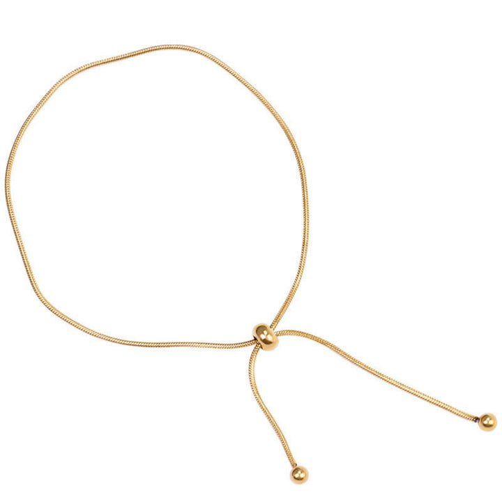 Solitude Gold Slider Bracelet