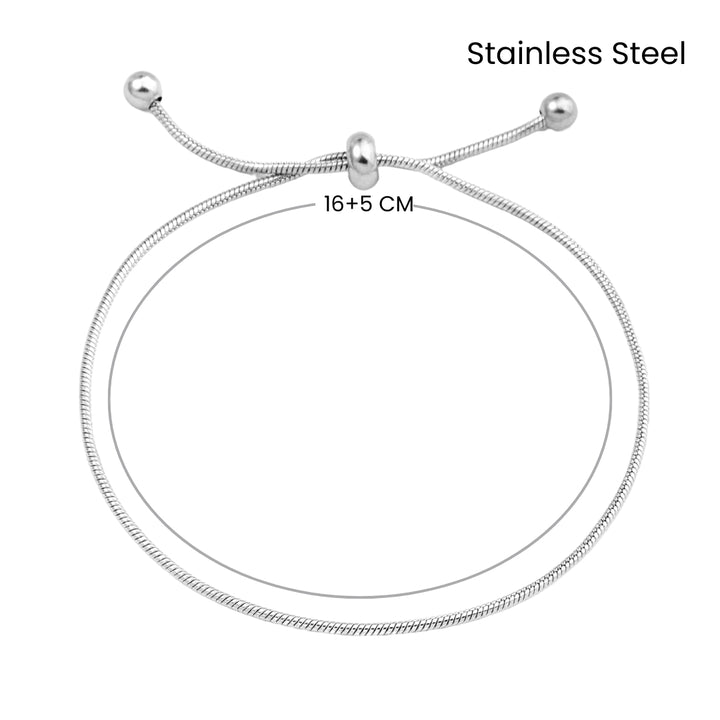 Solitude Silver Slider Bracelet