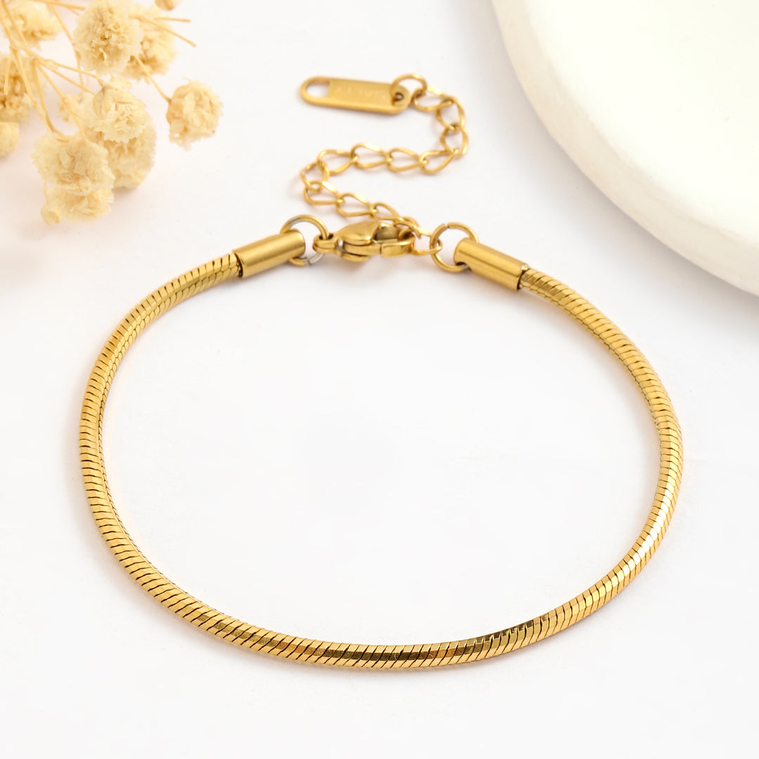 Felicity Slim Gold Bracelet - Salty Accessories