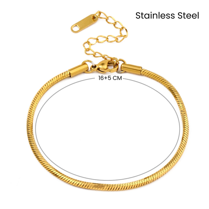 Felicity Slim Gold Bracelet - Salty Accessories