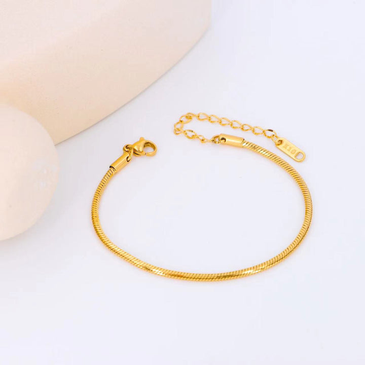 Felicity Slim Gold Bracelet - Salty Accessories