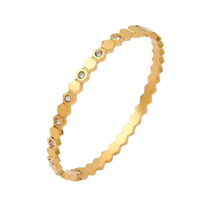 Ebullience Crystal Gold Bracelet - Salty Accessories