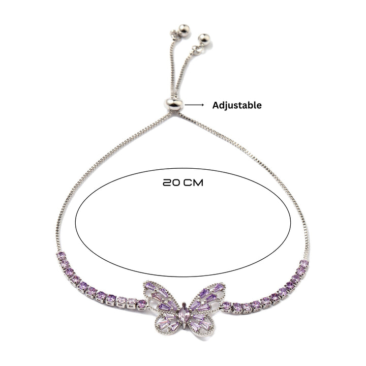 Runa Silver Butterfly Bracelet - Salty Accessories