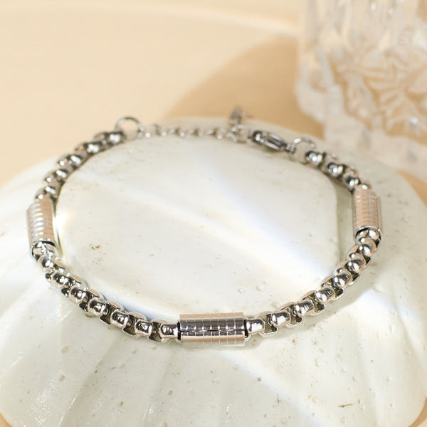 Molten Silver Bracelet