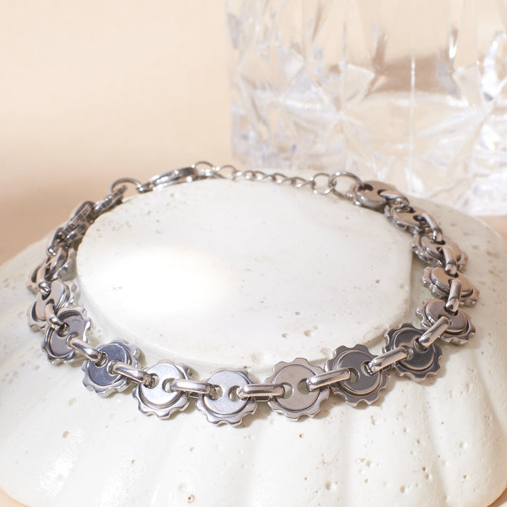 Celestial Chain Silver Bracelet