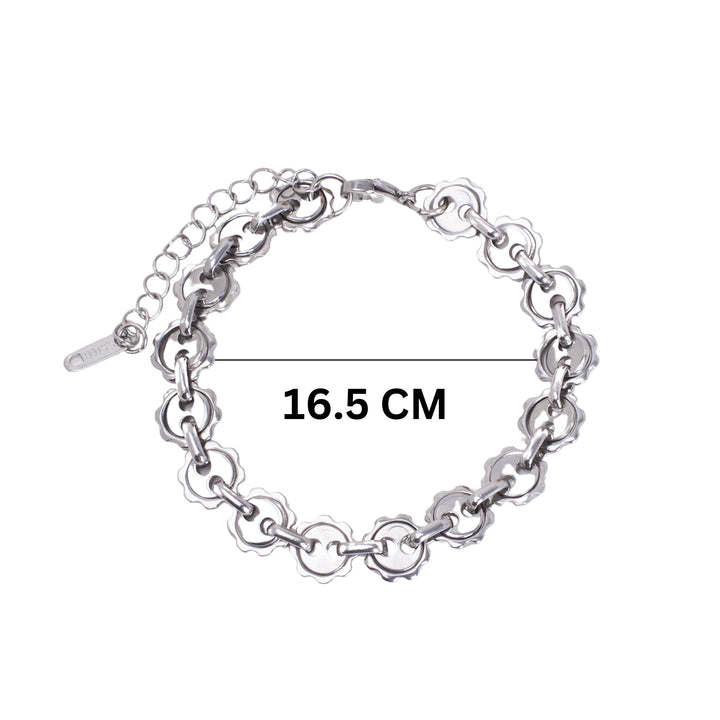 Celestial Chain Silver Bracelet