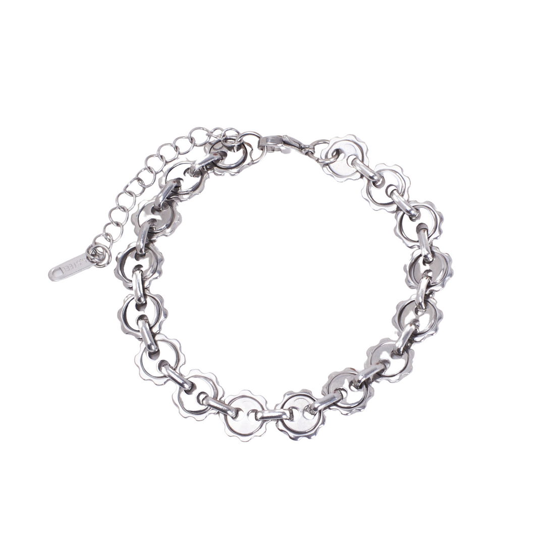 Celestial Chain Silver Bracelet - Salty Accessories