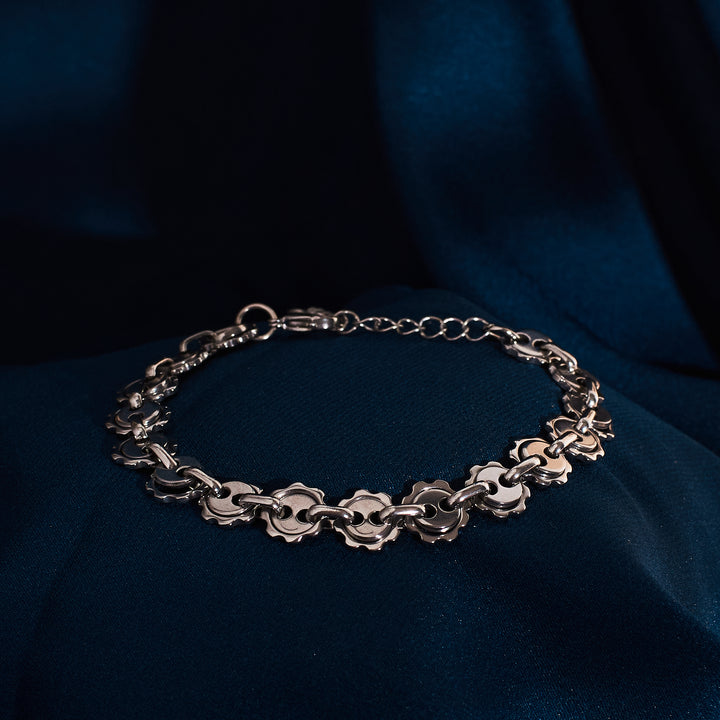 Celestial Chain Silver Bracelet - Salty Accessories