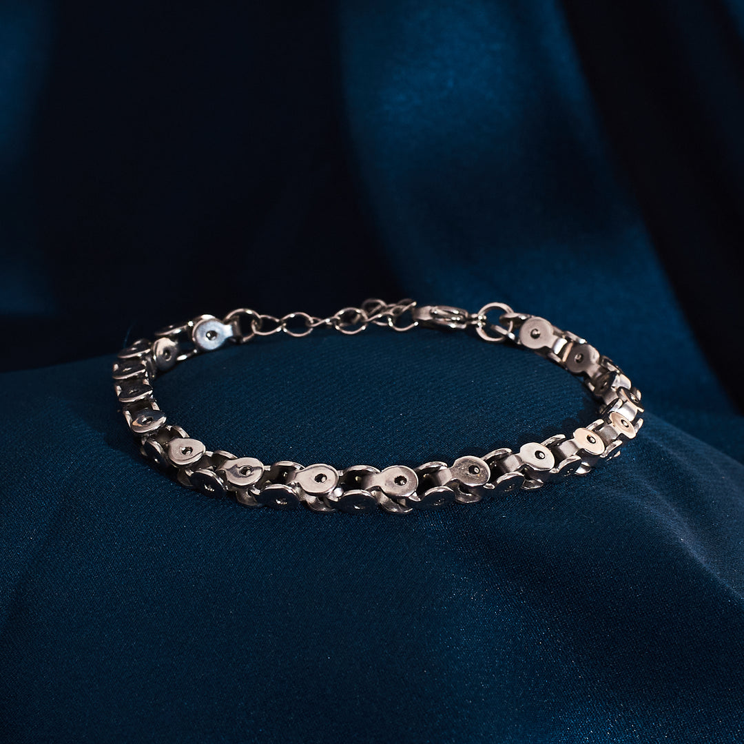 Artisan's Link Silver Bracelet - Salty Accessories