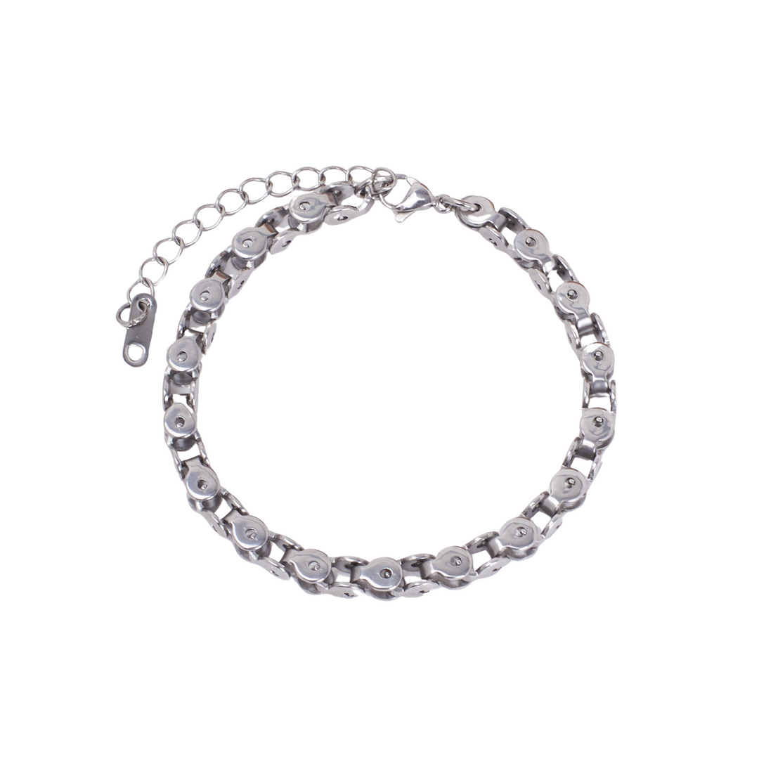 Artisan's Link Silver Bracelet - Salty Accessories