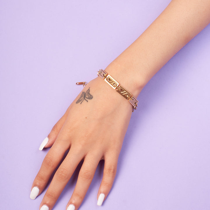 Modern Edge Gold Bracelet - Salty Accessories