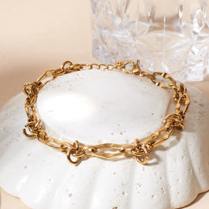 Twist of Fate Gold Bracelet - Salty Accessories
