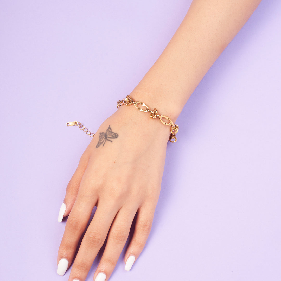 Twist of Fate Gold Bracelet