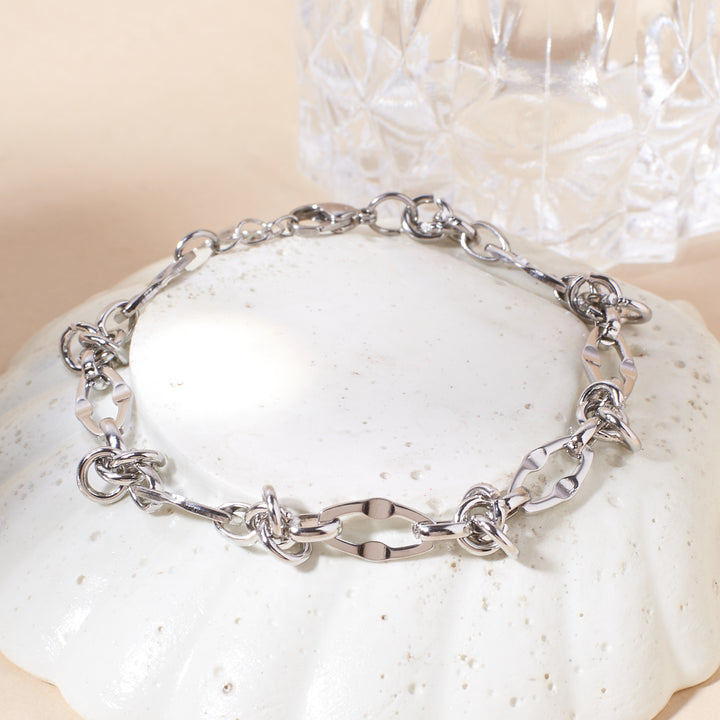 Twist of Fate Silver Bracelet - Salty Accessories