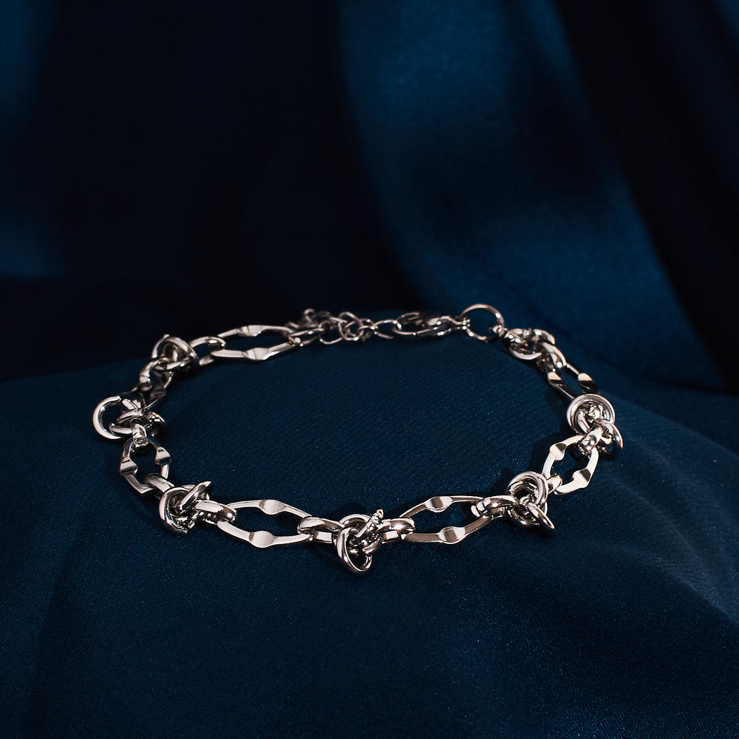 Twist of Fate Silver Bracelet - Salty Accessories