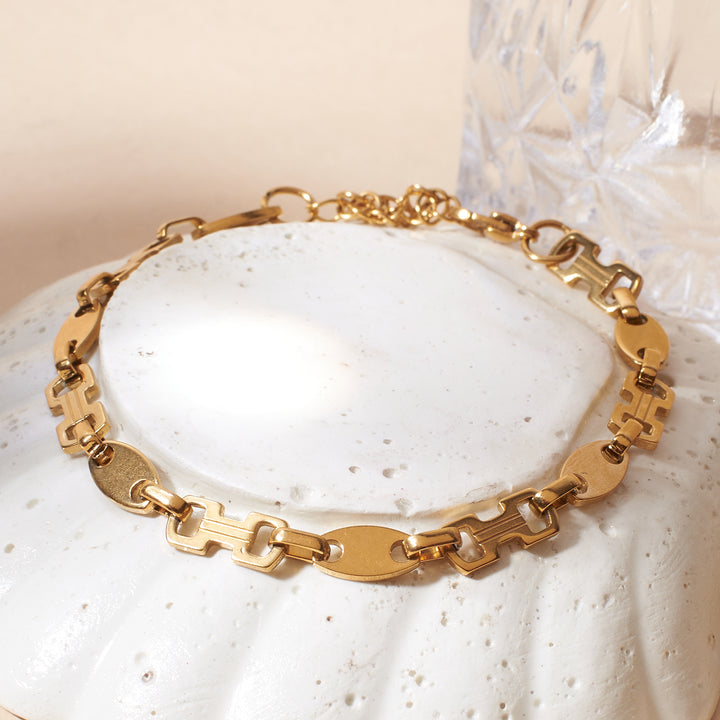 Minimalist Chain Gold Bracelet - Salty Accessories