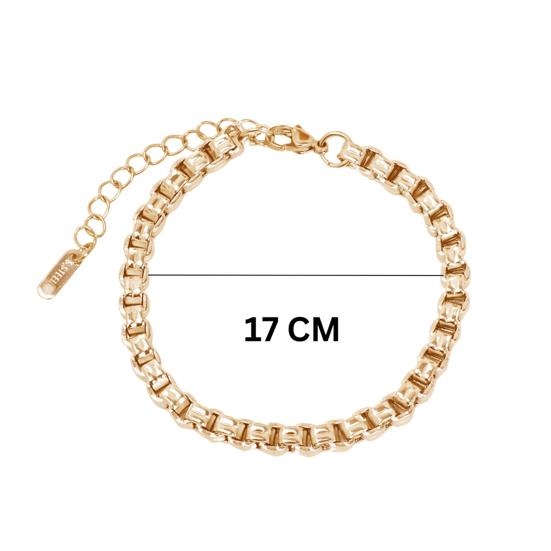 Bold Link Gold Bracelet - Salty Accessories