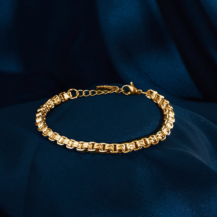 Bold Link Gold Bracelet - Salty Accessories