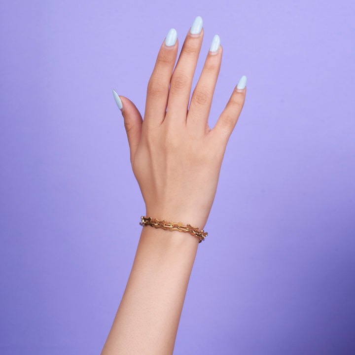 Dainty Chain Gold Bracelet