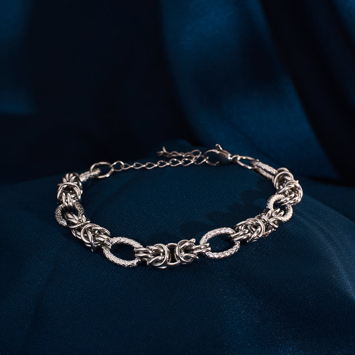 Chic Link Silver Bracelet - Salty Accessories