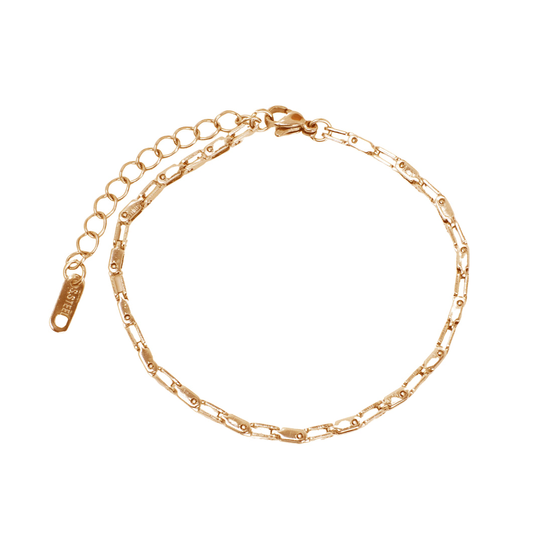 Layered Chain Gold Bracelet - Salty Accessories