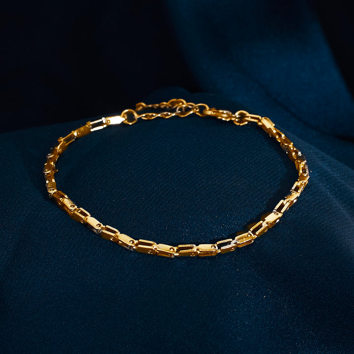 Layered Chain Gold Bracelet - Salty Accessories