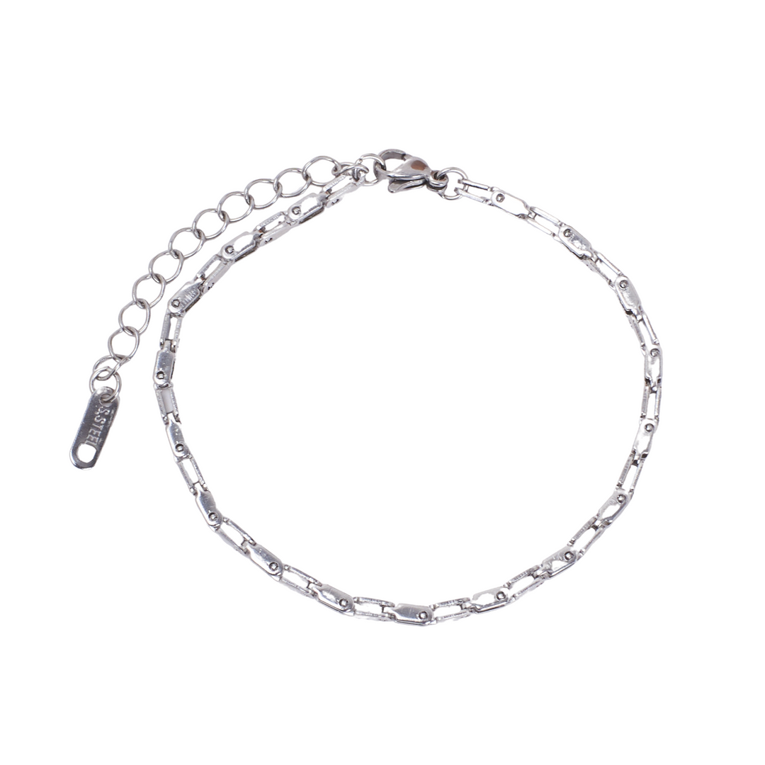 Layered Chain Silver Bracelet - Salty Accessories