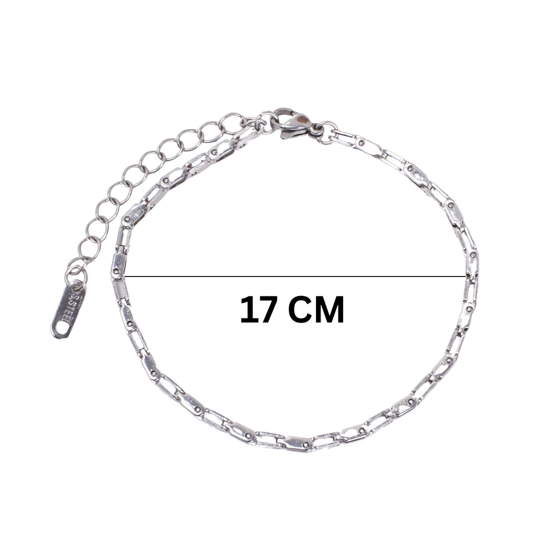 Layered Chain Silver Bracelet - Salty Accessories