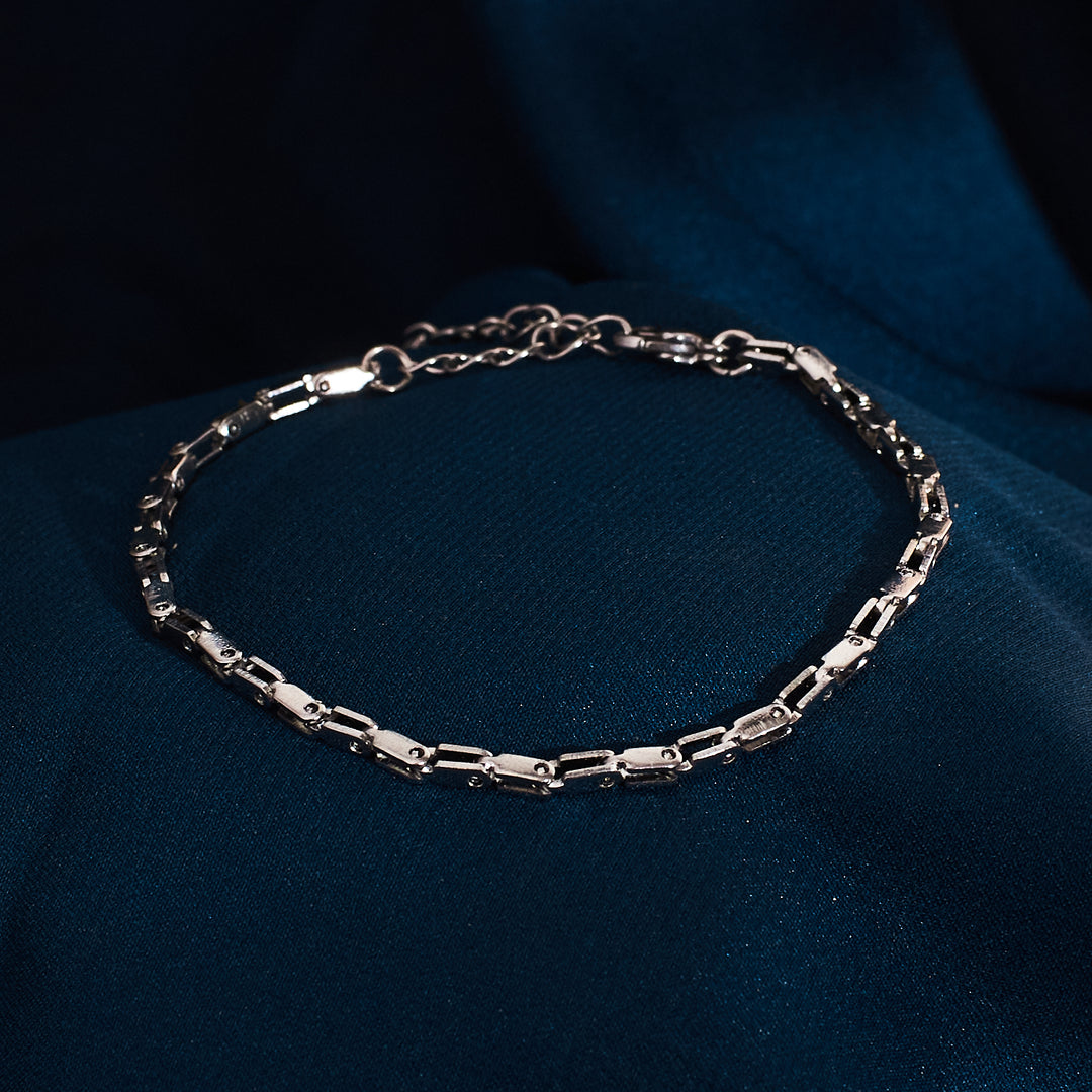 Layered Chain Silver Bracelet - Salty Accessories