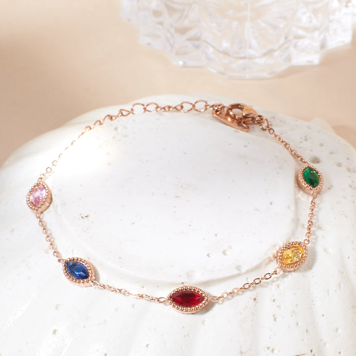 Dazzling Dreams Multi Diamond Bracelet - Salty Accessories