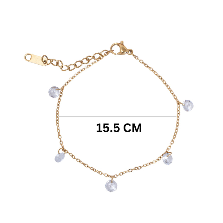 Tessellated Stone Gold  Bracelet