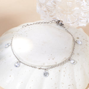 Tassellated Stone Gold  Bracelet