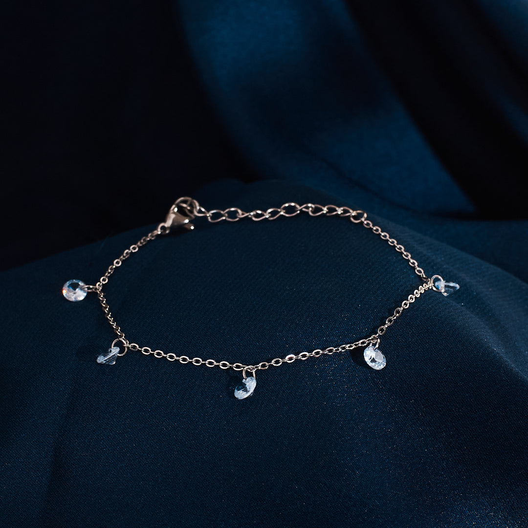 Tassellated Stone Gold  Bracelet