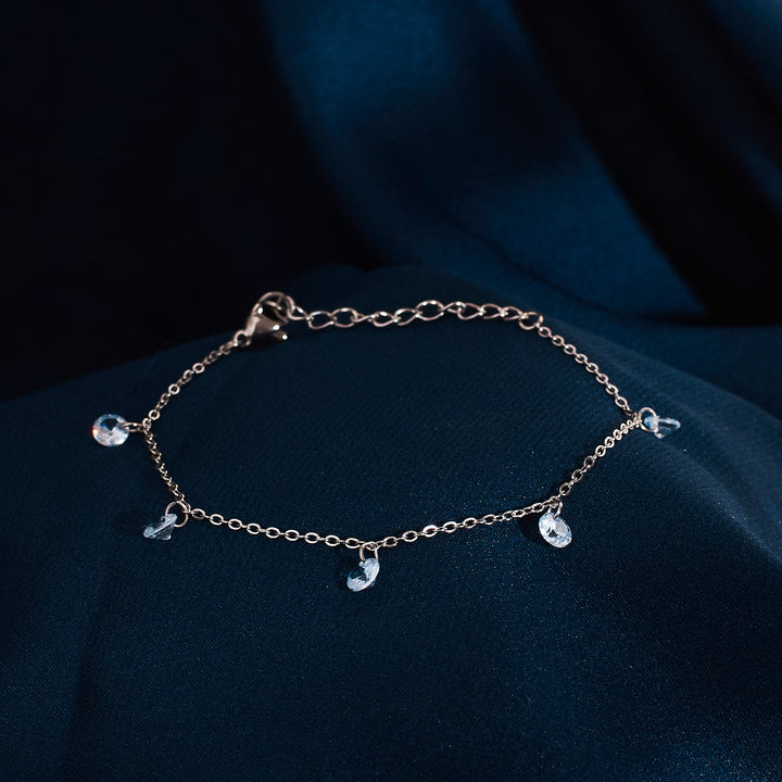 Tassellated Stone Gold  Bracelet