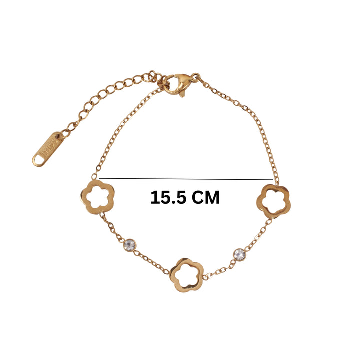 Stellar Elegance  Gold Bracelet