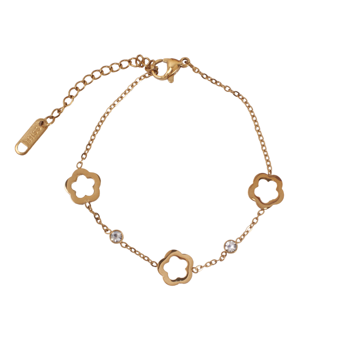 Stellar Elegance  Gold Bracelet