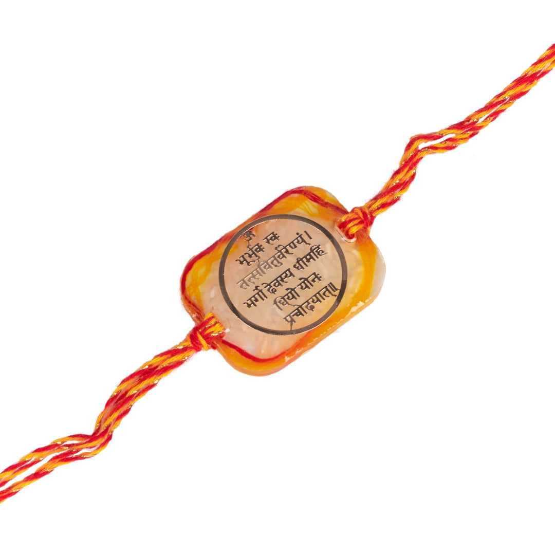 Resin Gold Rakhi - Salty Accessories